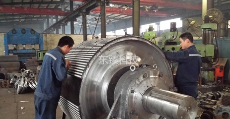 滾筒包膠專用陶瓷橡膠耐磨板在福建高創(chuàng)機電股份公司皮帶機上的應用案例